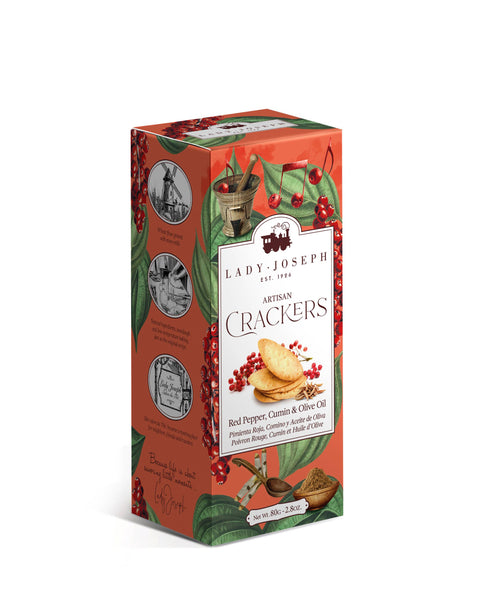 Cracker con pepe rosa, cumino e olio d'oliva - Caseificio Lavialattea