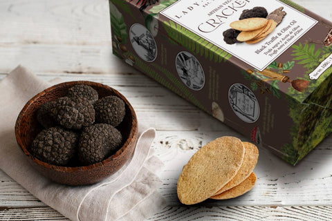 Cracker con tartufo e olio d'oliva - Caseificio Lavialattea