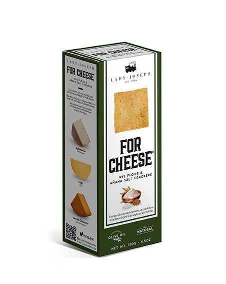 Cracker con farina di segale e sale di Añana 130g 4.5oz - Caseificio Lavialattea
