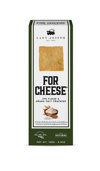 Cracker con farina di segale e sale di Añana 130g 4.5oz - Caseificio Lavialattea