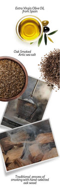 Cracker con sale affumicato su legno di quercia 130g 4.5oz - Caseificio Lavialattea