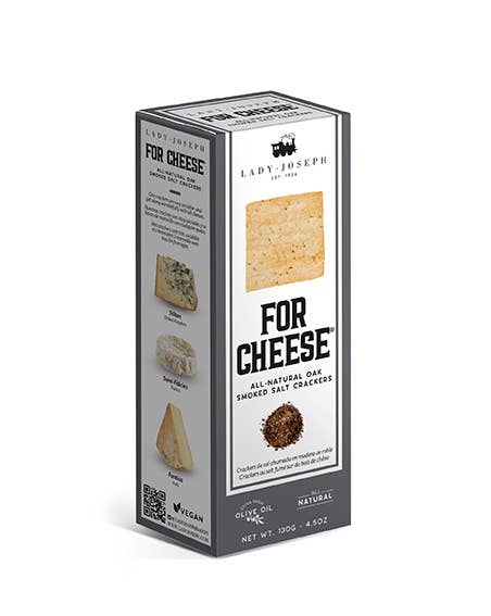Cracker con sale affumicato su legno di quercia 130g 4.5oz - Caseificio Lavialattea