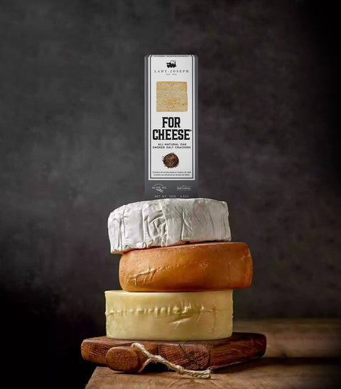 Cracker con sale affumicato su legno di quercia 130g 4.5oz - Caseificio Lavialattea